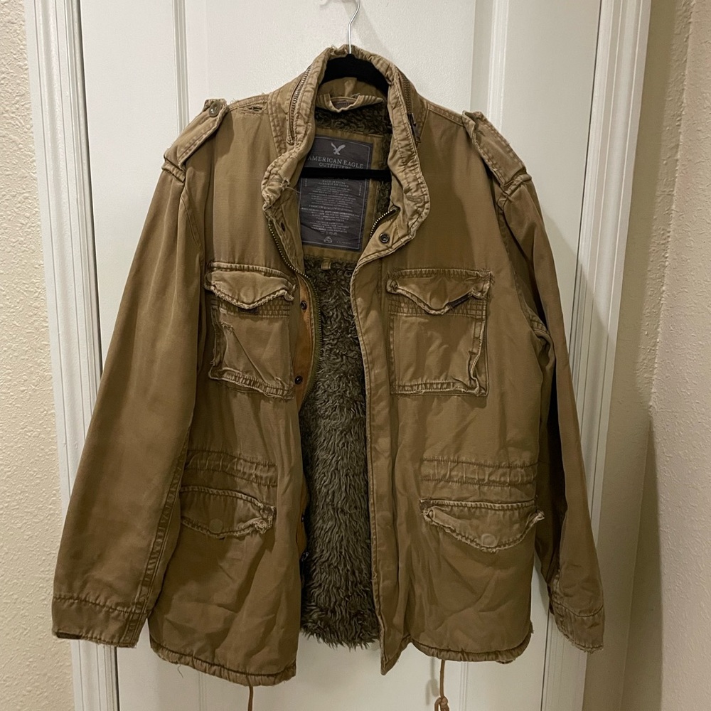 Sherpa Lined Distressed Jacket